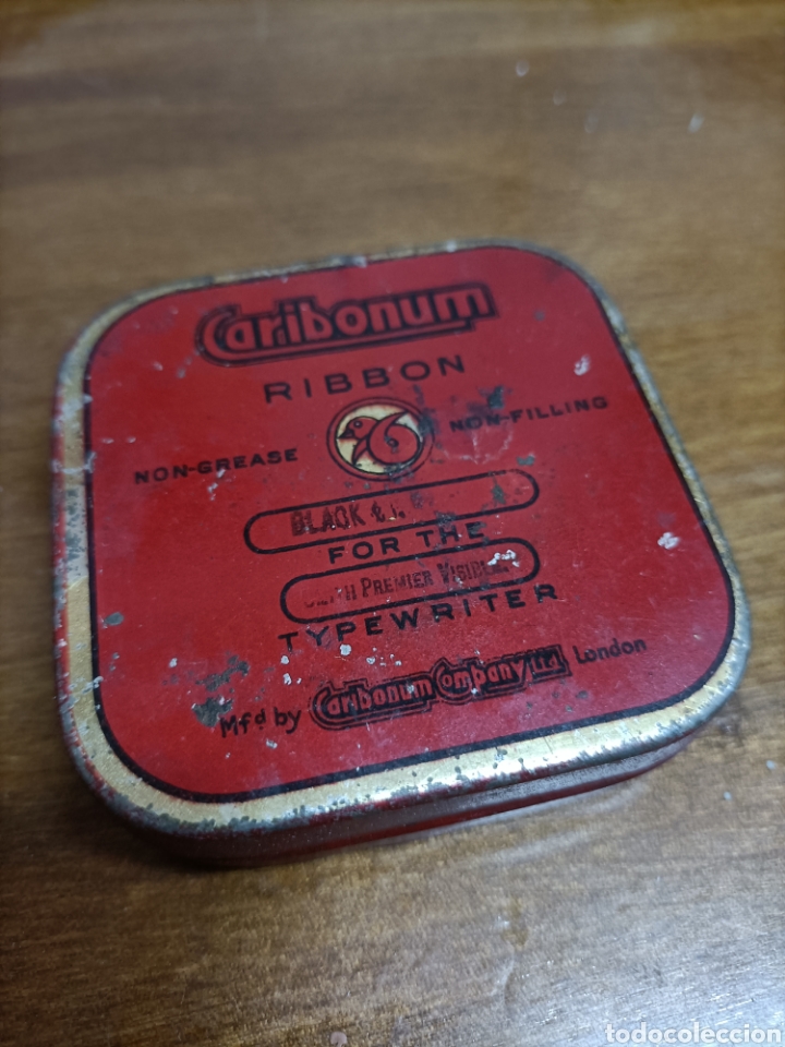 Blechdosen und Kisten: Cajita Caribonum. Ribbon. 7 x 2 cms