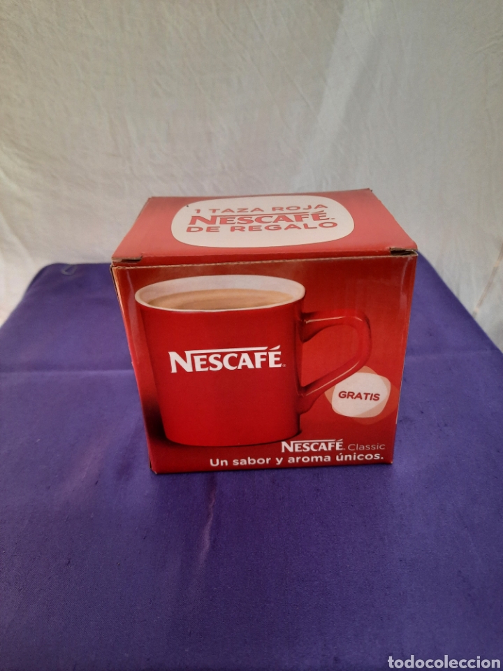 Cajas y cajitas met&aacute;licas: Caja vac&iacute;a taza de Nescafe.