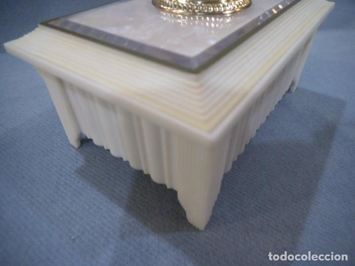 Cajas y cajitas met&aacute;licas: JOYERO BLANCO - NACAR ( MUSICAL ) comuni&oacute;n - Foto 3