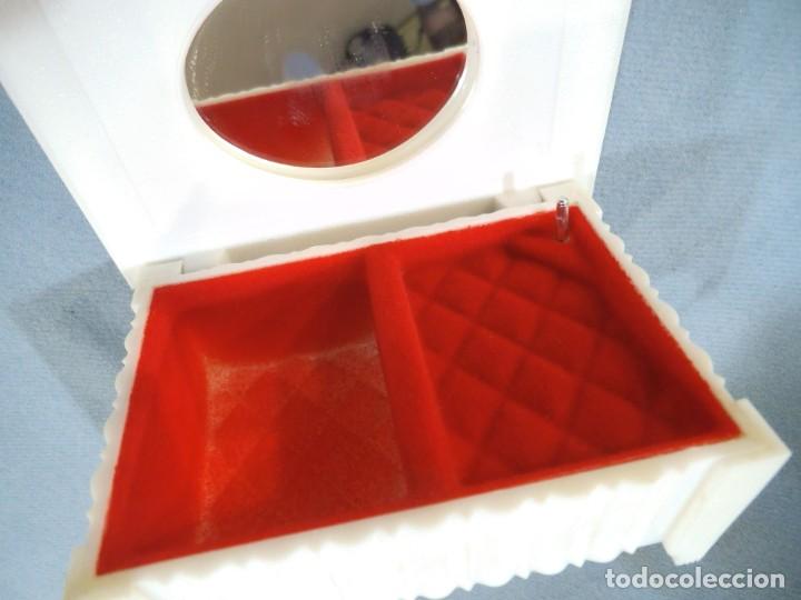 Cajas y cajitas met&aacute;licas: JOYERO BLANCO - NACAR ( MUSICAL ) comuni&oacute;n - Foto 5