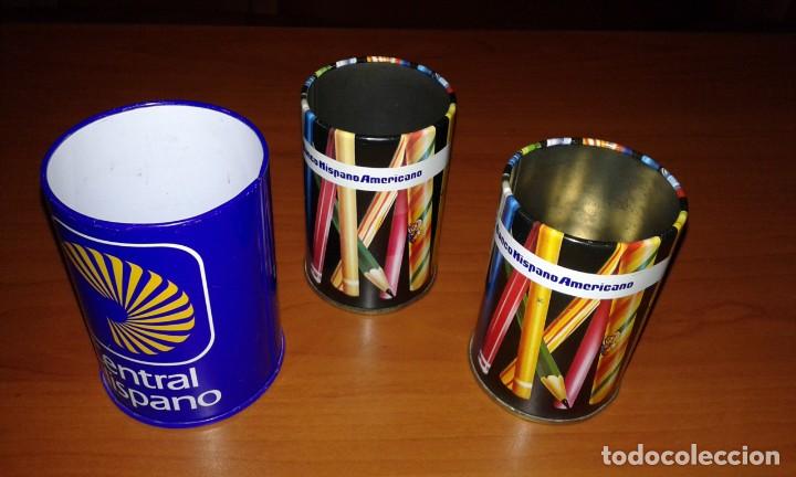Boxes and metal boxes: TRES CAJAS BOTES METALICOS PORTALAPICES