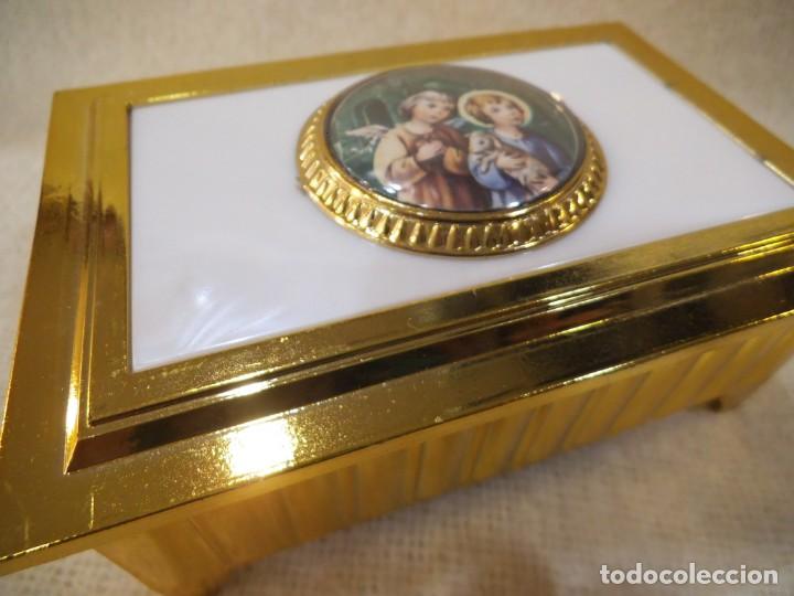 Cajas y cajitas met&aacute;licas: JOYERO DORADO ( COMUNI&Oacute;N ) 2 - Foto 1