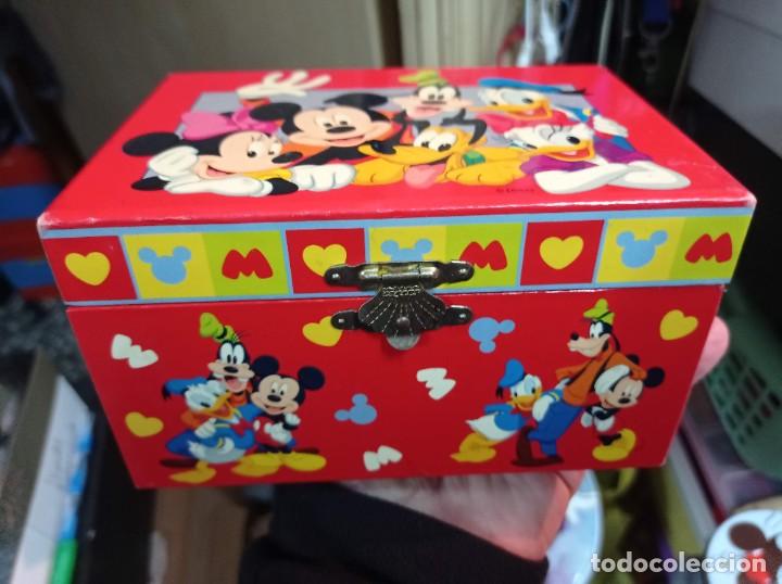 Cajas y cajitas met&aacute;licas: ANTIGUO JOYERO MUSICAS DISNEY MICKEY MOUSE 2002