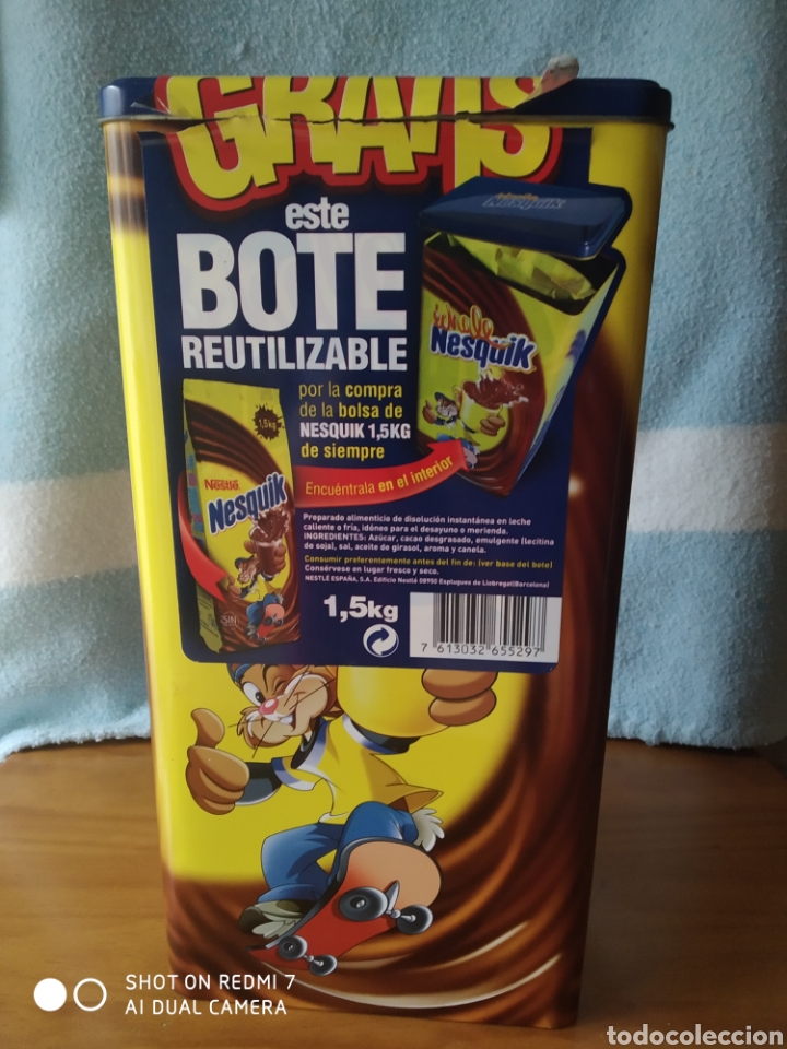 Cajas y cajitas met&aacute;licas: Lata Nesquik - Foto 1