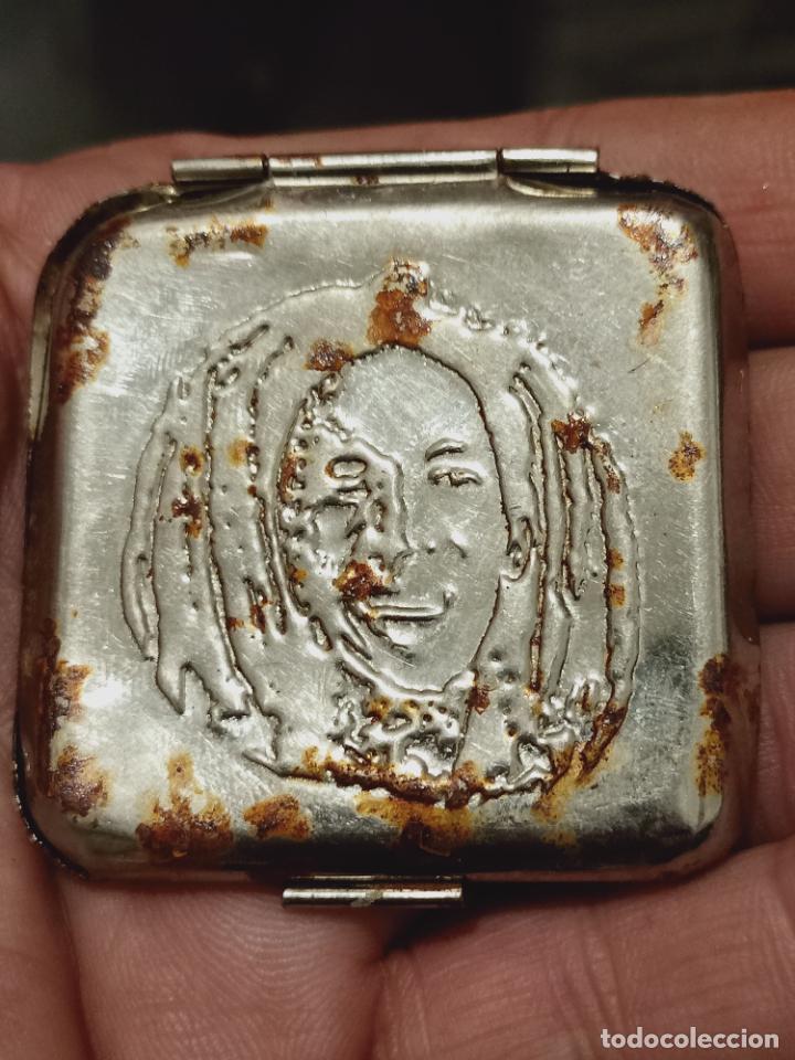 Cajas y cajitas met&aacute;licas: BOB MARLEY CAJA METAL PAPEL CIGARRILLOS RASTAMAN VIBRATION FOR EVER SOBADA OXIDO