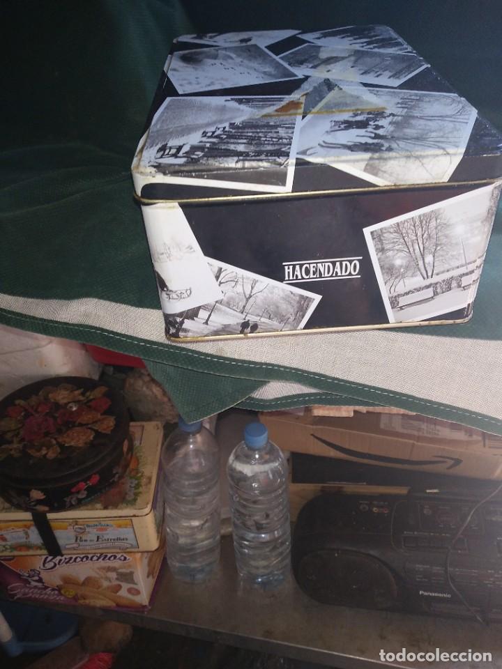 Cajas y cajitas met&aacute;licas: caja de pastas hacendado - Foto 3