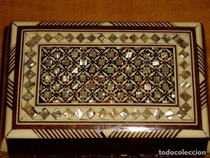 Cajas y cajitas met&aacute;licas: Cajita Taraceada Persa - Foto 5
