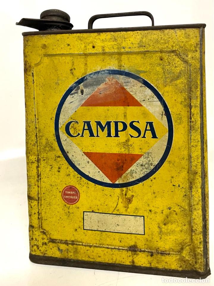 Cajas y cajitas met&aacute;licas: LATA DE ACEITE - CAMPSA - Foto 1