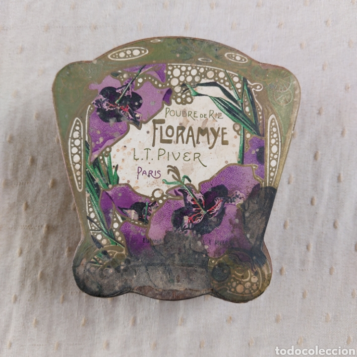 Cajas y cajitas met&aacute;licas: CAJA DE CARTON MODERNISTA - ART NOUVEAU - FLORAMYE PARIS
