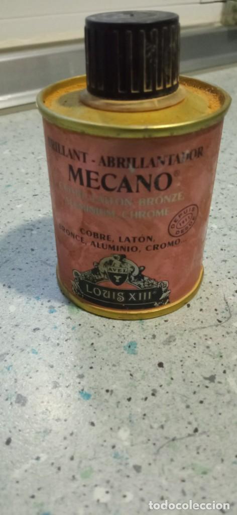Cajas y cajitas met&aacute;licas: BOTE ANTIGUO ABRILLANTADOR MECANO LOUIS XIII DE 9 CMS. ALTO