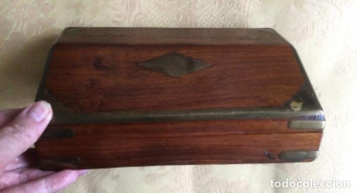 Cajas y cajitas met&aacute;licas: CAJA INDIA DE MADERA Y LAT&Oacute;N - Foto 8