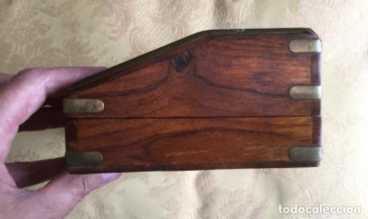 Cajas y cajitas met&aacute;licas: CAJA INDIA DE MADERA Y LAT&Oacute;N - Foto 4