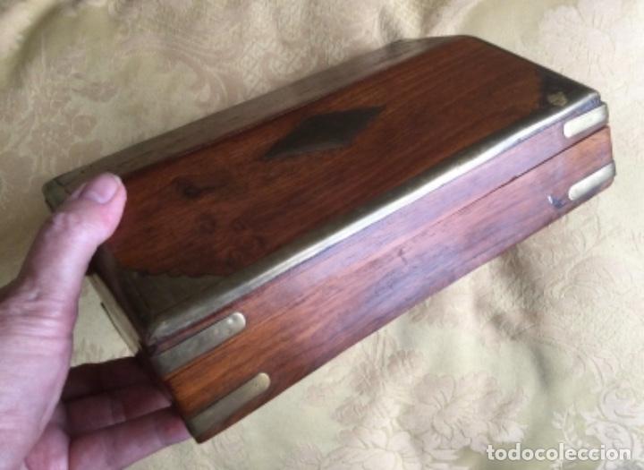 Cajas y cajitas met&aacute;licas: CAJA INDIA DE MADERA Y LAT&Oacute;N - Foto 20