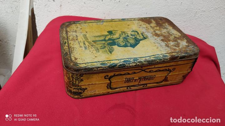 Cajas y cajitas met&aacute;licas: lata de laton menbrillo - Foto 2