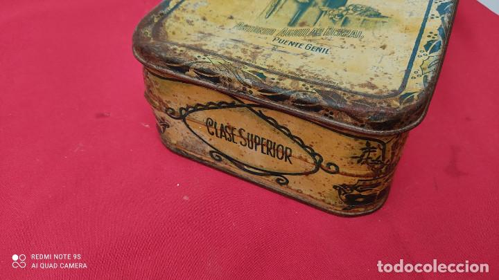 Cajas y cajitas met&aacute;licas: lata de laton menbrillo - Foto 3