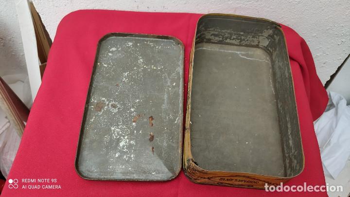 Cajas y cajitas met&aacute;licas: lata de laton menbrillo - Foto 4