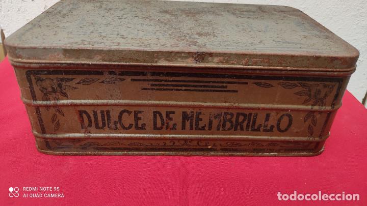 Cajas y cajitas met&aacute;licas: lata de laton menbrillo - Foto 2