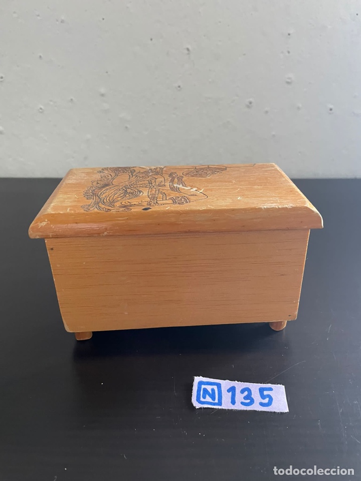 Cajas y cajitas met&aacute;licas: Caja joyero madera - Foto 4