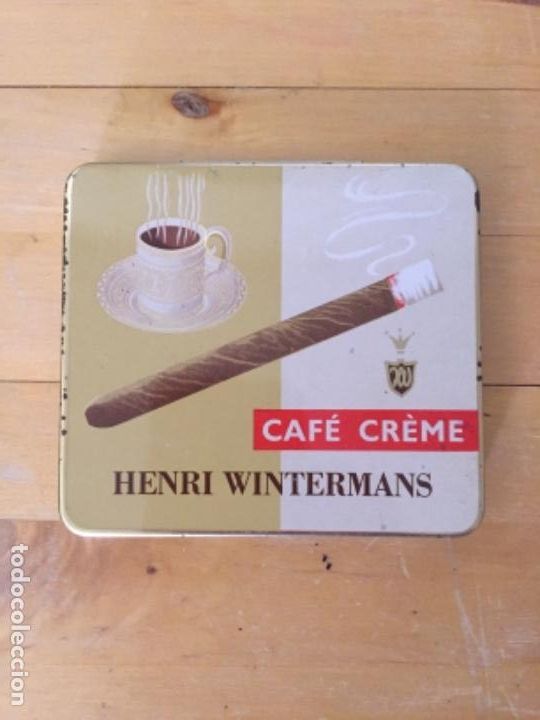 Bo&icirc;tes et petites bo&icirc;tes m&eacute;talliques: LATA VINTAGE, CAF&Eacute; CR&Egrave;ME HENRI WITERMANS,
