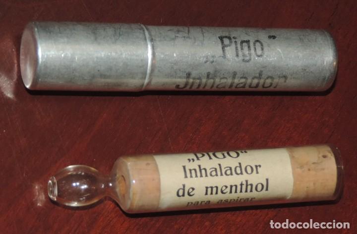 Blechdosen und Kisten: PEQUE&Ntilde;A CAJITA METALICA CON PIGO INHALADOR DE MENTOL N.93, FARMACIA, CONTIENE EL FRANCO DE CRISTAL E