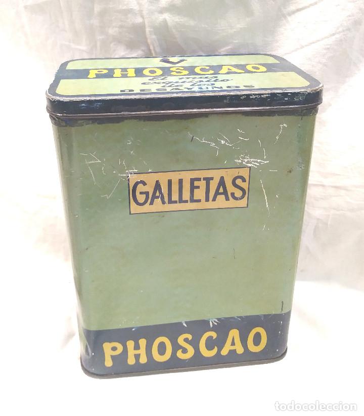 Cajas y cajitas met&aacute;licas: Lata Phoscao Galletas de 2 Kg. - Foto 1