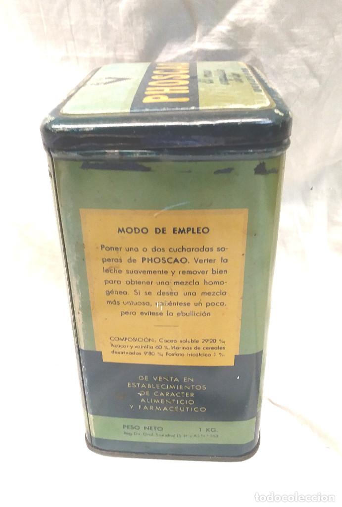 Cajas y cajitas met&aacute;licas: Lata Phoscao Azucar de 1 Kg. - Foto 2