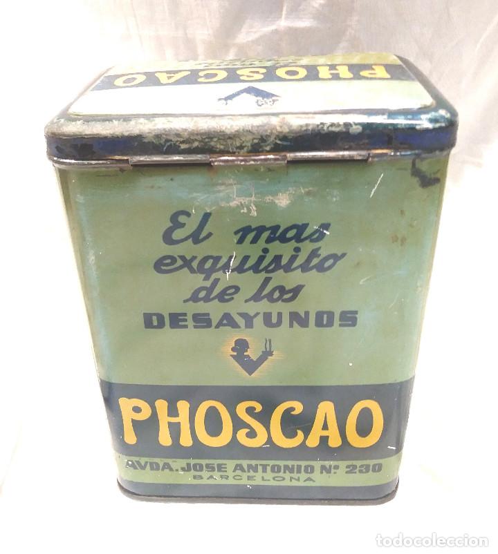Cajas y cajitas met&aacute;licas: Lata Phoscao Azucar de 1 Kg. - Foto 3
