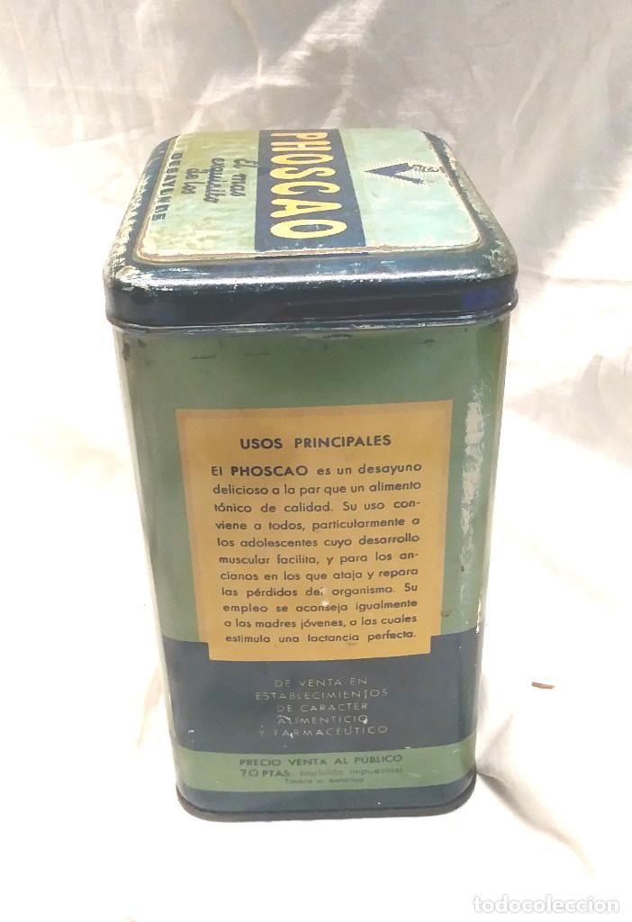 Cajas y cajitas met&aacute;licas: Lata Phoscao Azucar de 1 Kg. - Foto 4