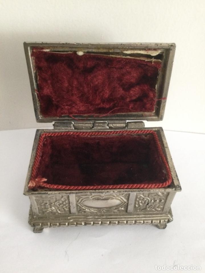 Cajas y cajitas met&aacute;licas: ANTIGUO COFRE, JOYERO - Foto 10