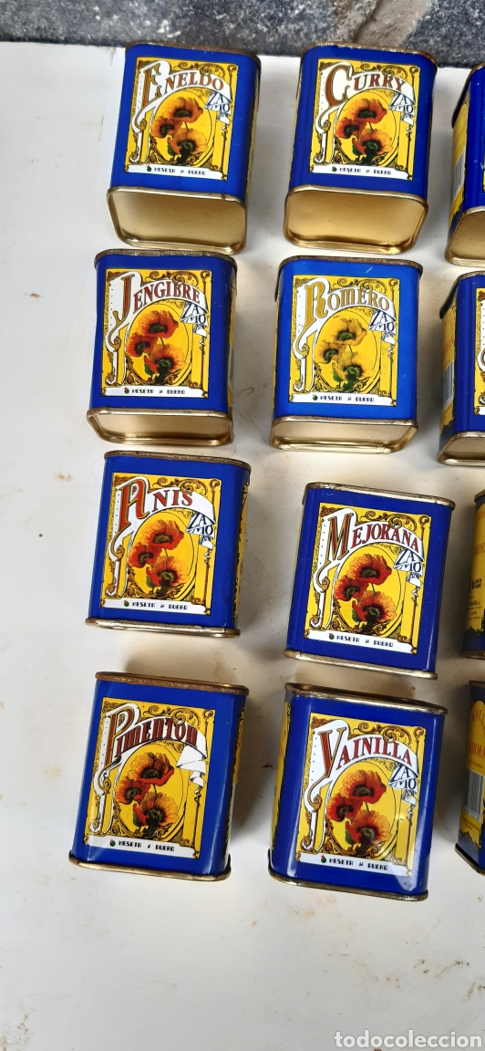 Cajas y cajitas met&aacute;licas: Veinte latas o especieros diferentes - Foto 4