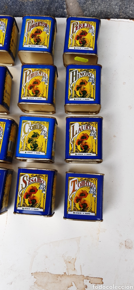 Cajas y cajitas met&aacute;licas: Veinte latas o especieros diferentes - Foto 6