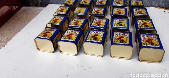 Cajas y cajitas met&aacute;licas: Veinte latas o especieros diferentes - Foto 7