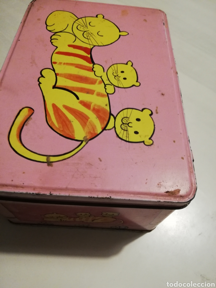 Cajas y cajitas met&aacute;licas: Caja de lata de Cola Cao de 1972