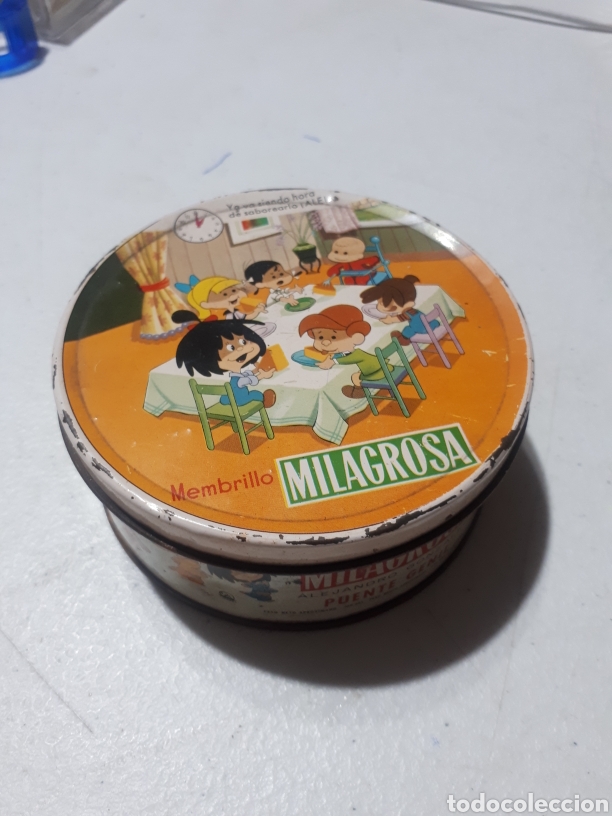 Blechdosen und Kisten: Antigua lata MEMBRILLO MILAGROSA SERIGRAFIA FAMILIA TELERIN