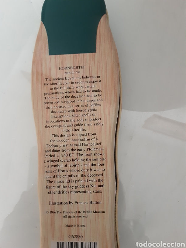 Cajas y cajitas met&aacute;licas: Estuche momia British Museum - Foto 3