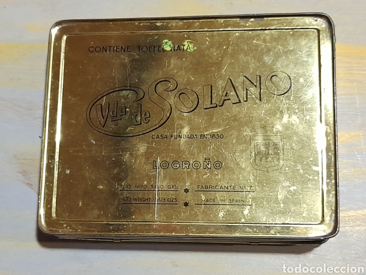 Cajas y cajitas met&aacute;licas: Caja Viuda de Solano - Foto 4