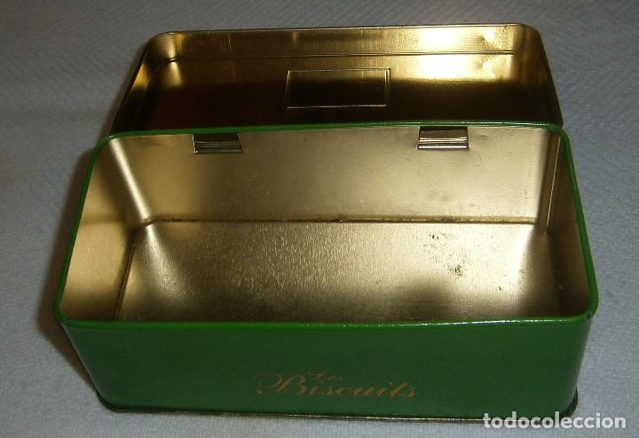 Cajas y cajitas met&aacute;licas: caja lata metalica Biscuits Maxims Paris - Foto 2