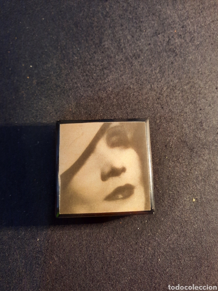 Cajas y cajitas met&aacute;licas: Caja cart&oacute;n decorado con fotograf&iacute;a de Greta Garbo.
