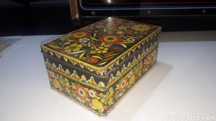 Cajas y cajitas met&aacute;licas: Antigua caja met&aacute;lica de Colacao cola cao a&ntilde;os 70 olimpiadas Munich