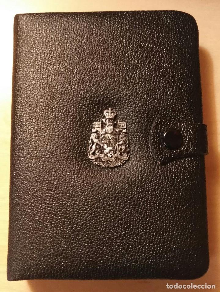 Caixas e caixinhas met&aacute;licas: 121 Caja moneda vac&iacute;a Piel / polipiel ?? negra - Royal Canadian Mint - Canad&aacute;
