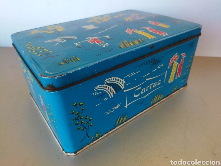 Cajas y cajitas met&aacute;licas: Caja de Colacao Cartas - Foto 1