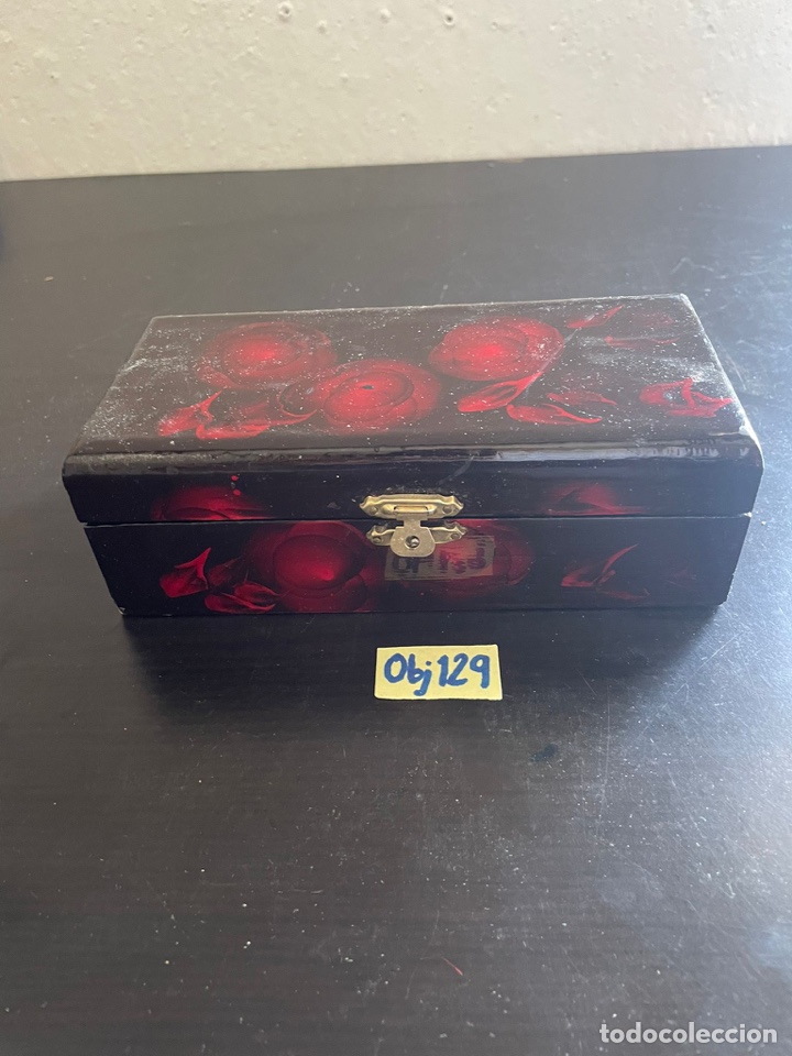 Cajas y cajitas met&aacute;licas: Caja joyero antigua - Foto 2