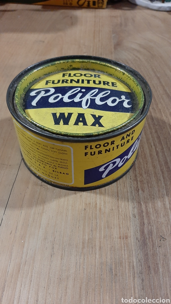 Blechdosen und Kisten: BRASSO BILBAO POLIFLOR CREMA LIMPIEZA NUMERO 3 VINTAGE PISOS MUEBLES