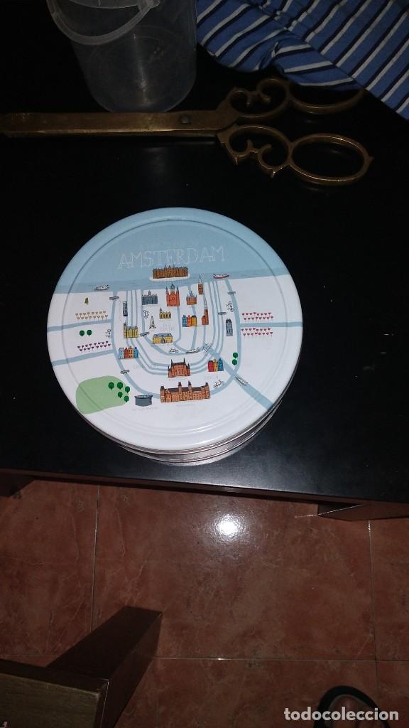 Cajas y cajitas met&aacute;licas: caja de dulces de amsterdam
