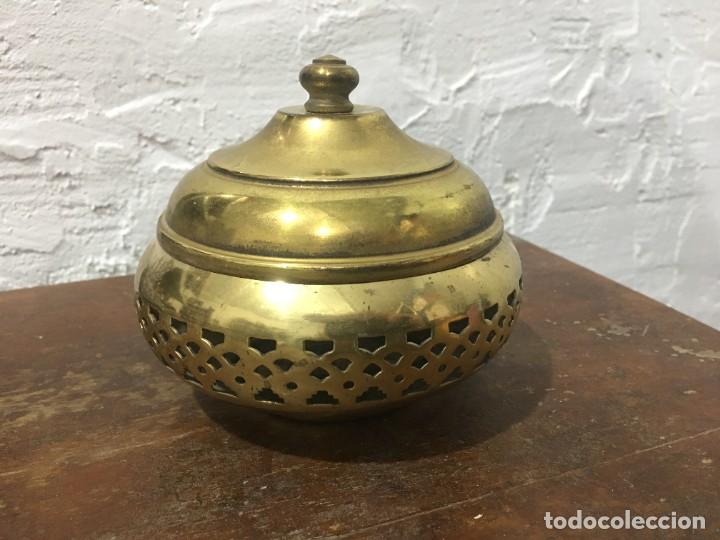 Cajas y cajitas met&aacute;licas: CAJA METAL DORADA ..,, - Foto 1