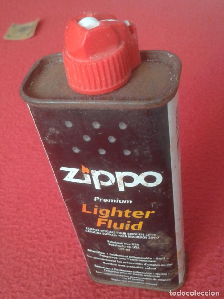 Cajas y cajitas met&aacute;licas: ANTIGUA LATA VAC&Iacute;A DE GASOLINA ESPECIAL PARA MECHEROS ENCENDEDOR ZIPPO PREMIUM LIGHTER FLUID, EMPTY.