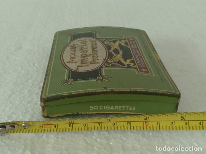 Cajas y cajitas met&aacute;licas: TABACO CIGARRILLOS ABDULLA IMPERIAL PREFERENCE LONDRES