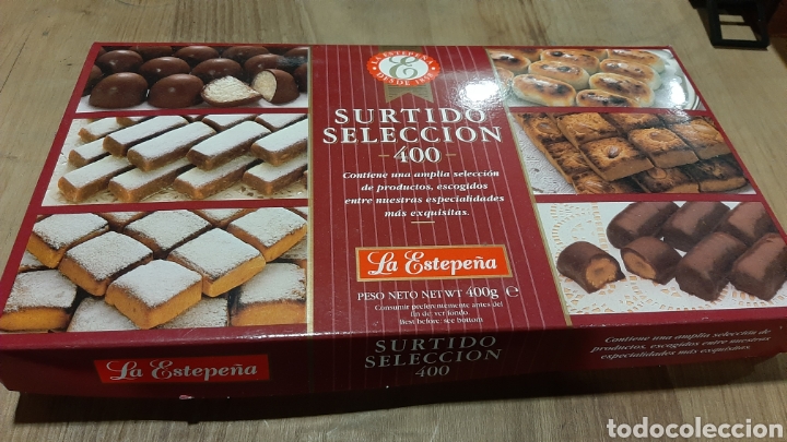 Blechdosen und Kisten: CAJA VAC&Iacute;A LA ESTEPE&Ntilde;A SURTIDO 400 1997