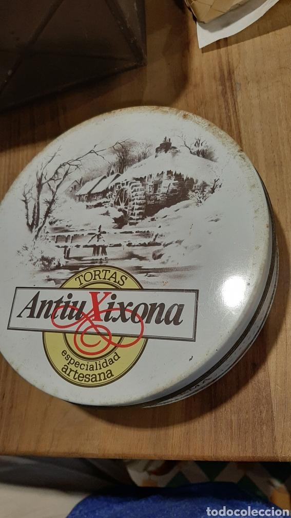 Blechdosen und Kisten: CAJA METAL VINTAGE TURR&Oacute;N ANTIU XIXONA TORTAS ARTESANA 600 G