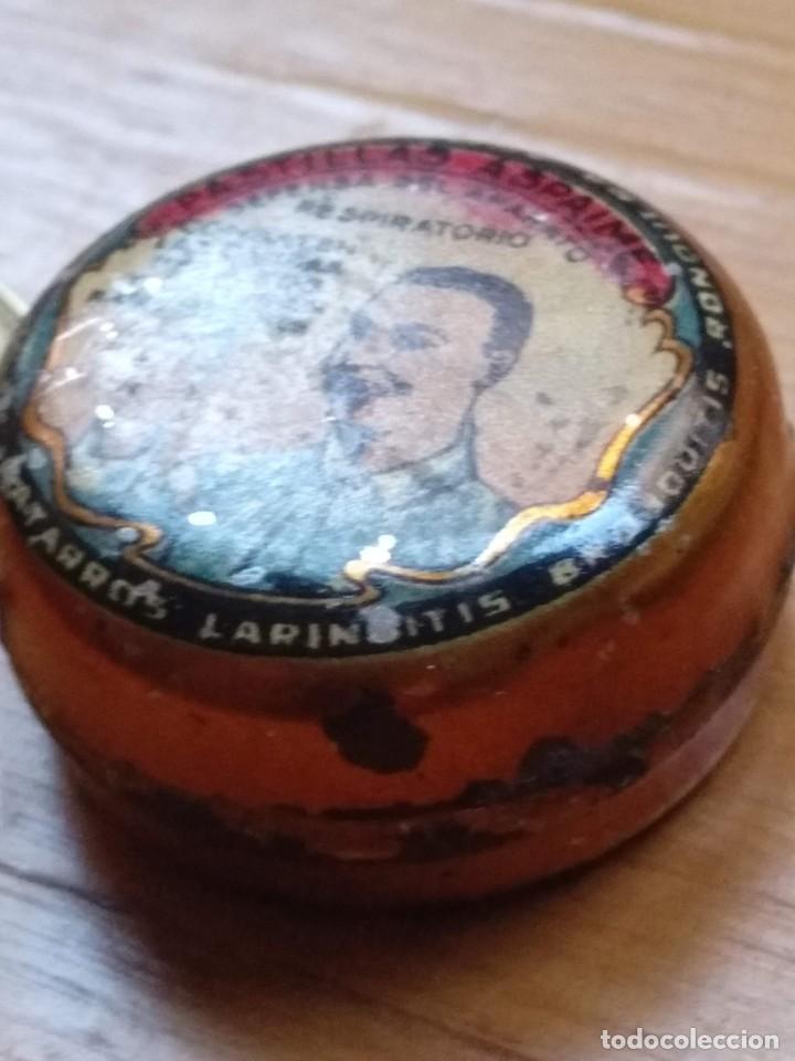 Cajas y cajitas met&aacute;licas: CAJITA PASTILLAS ASPAIME. MUESTRA GRATUITA 2,5 CM